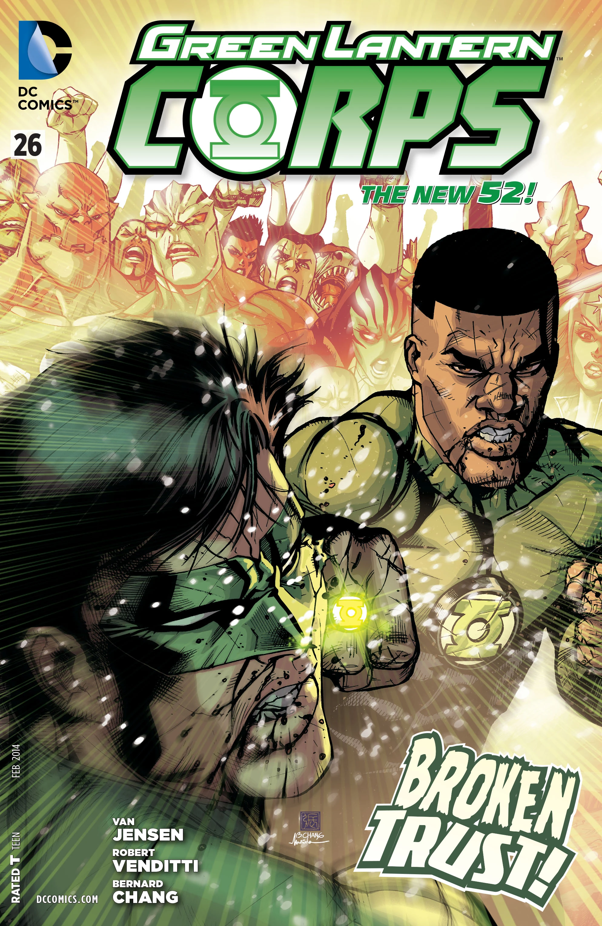 Green Lantern Corps #26 (DC, 2013 — Cover A) cover